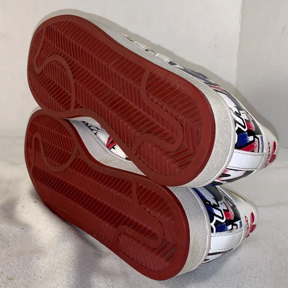 Adidas Superstar 35th Anniversary Graphic Red/White/Blue Sneakers